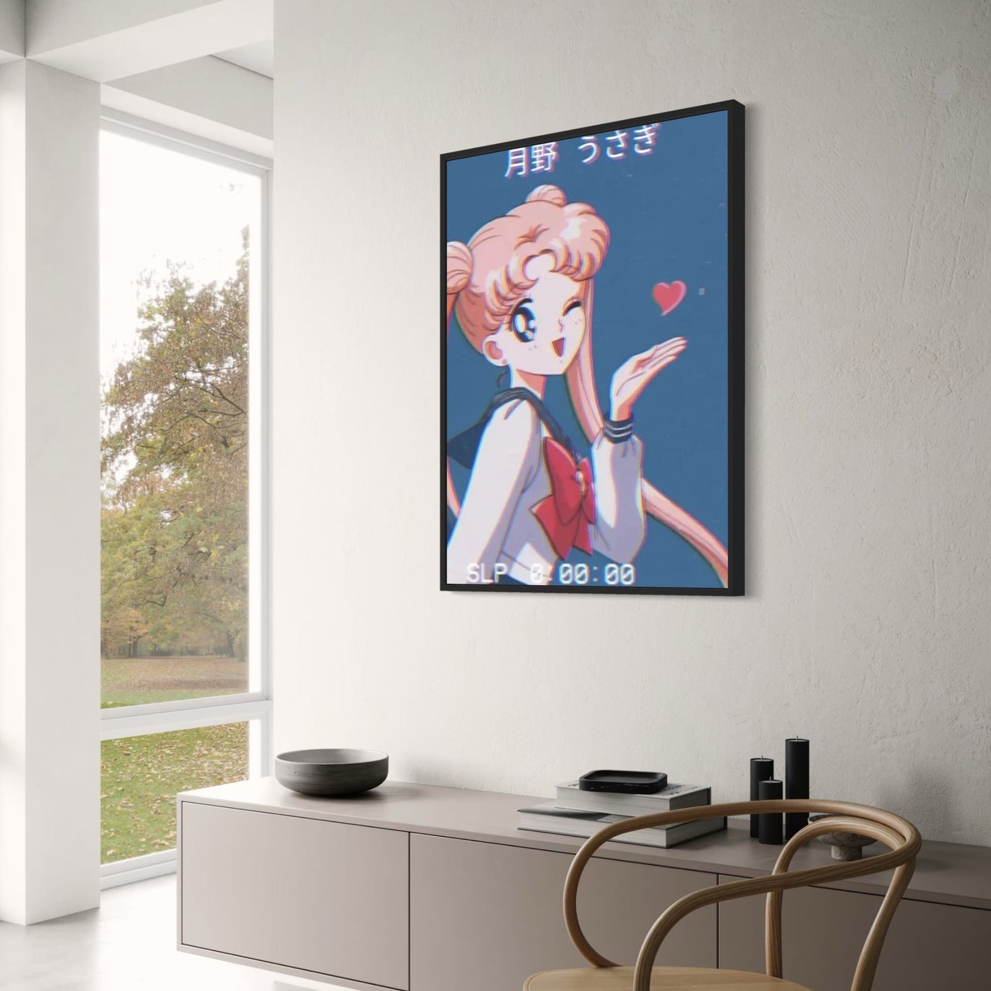 Classic Japanese Anime Poster | Stargazing Serenade | Artwork Decor | Home & Garden