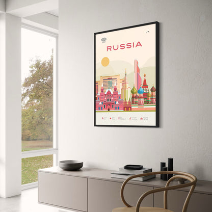 Moscow Skyline | Red Square & Kremlin Illustration