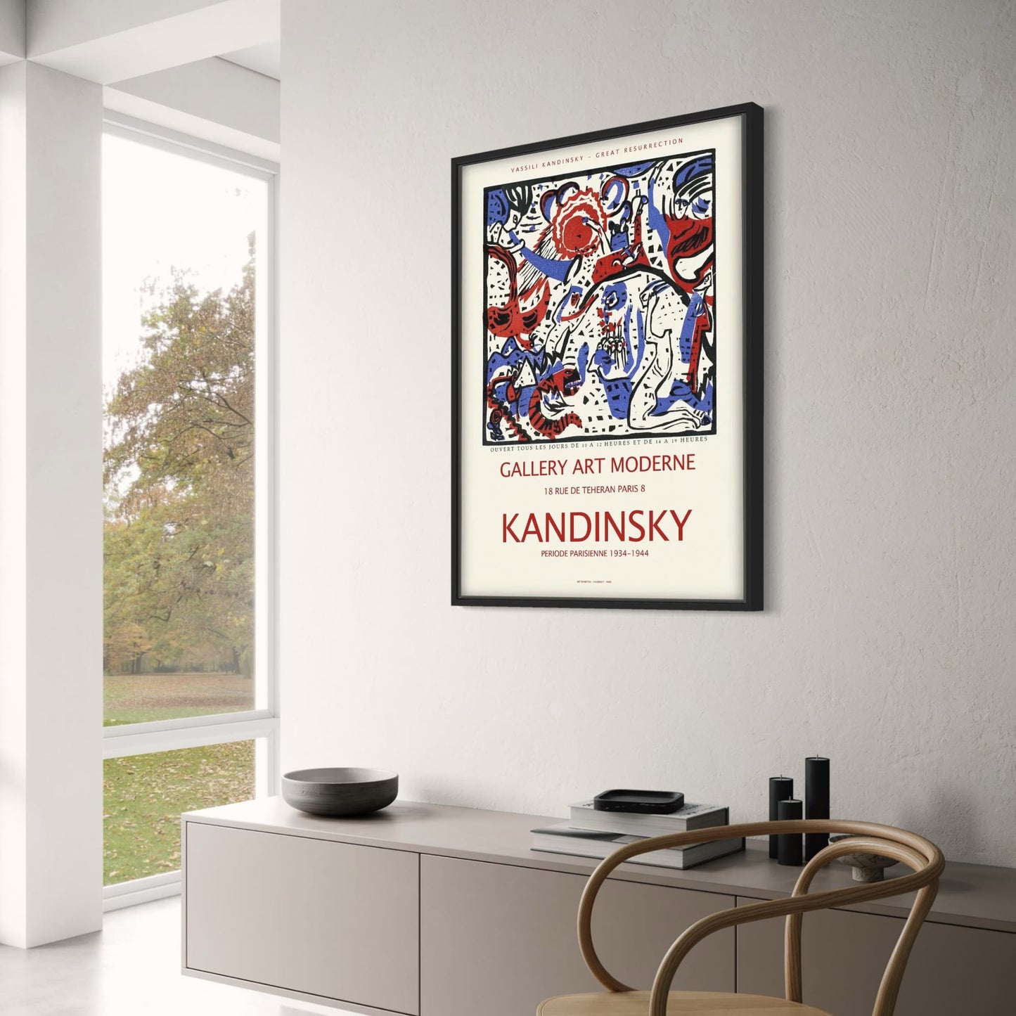 Wassily Kandinsky | Great Resurrection Poster | Abstract Art Print | Home Decor | Visual Artwork
