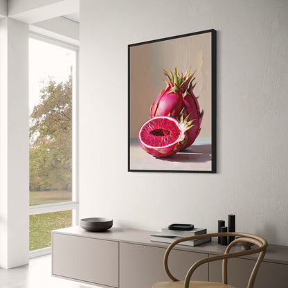 Dragonfruit Pitaya Poster | Vibrant Fruits Gallery Art | Home Wall Decor