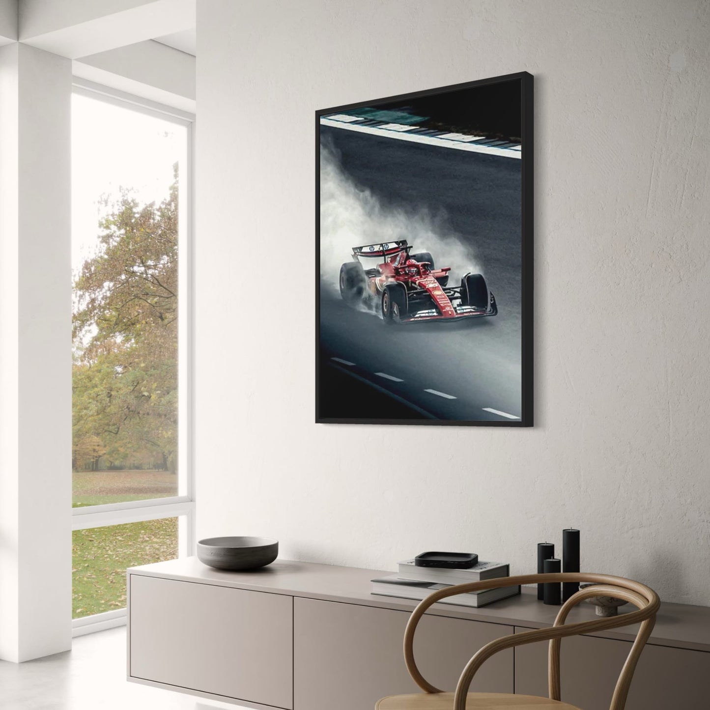 Senna Grand Prix | Abstract Racing Graffiti | Leclerc Supercar