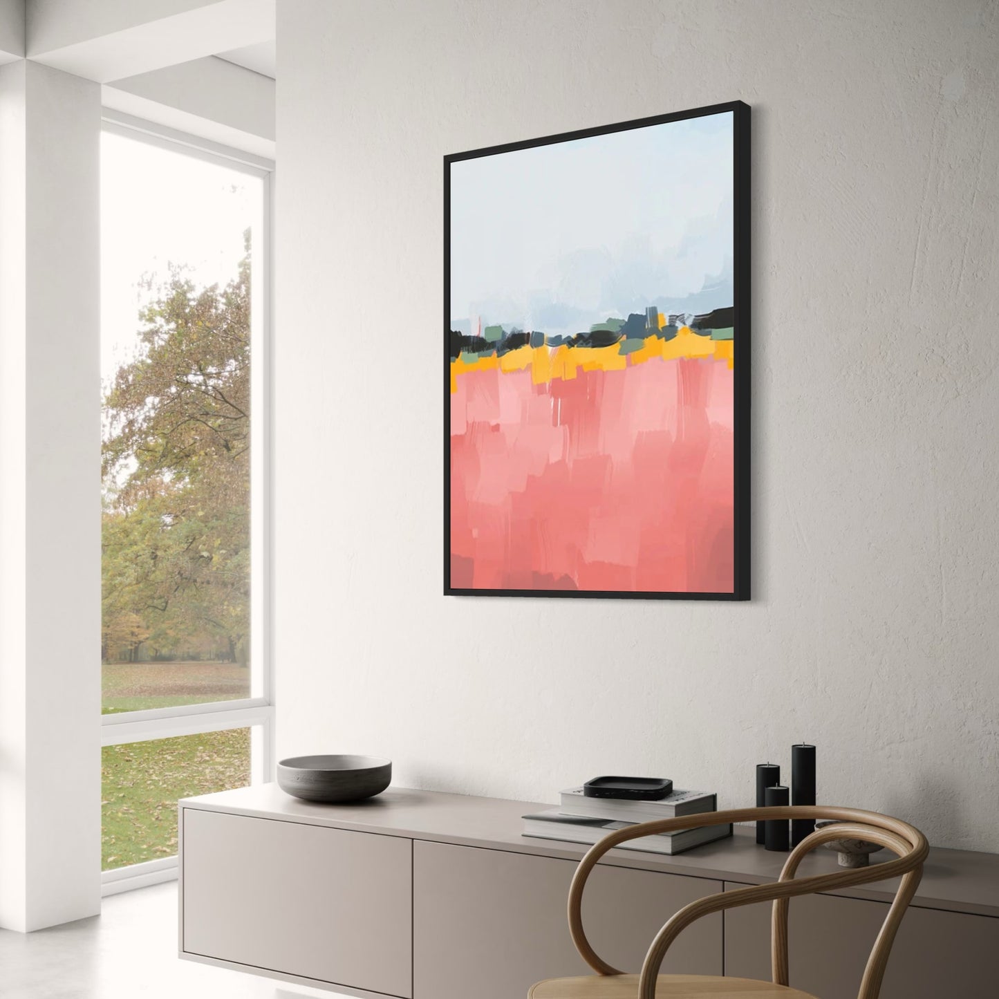 Twisted Terrain Abstract | Colorful Modern Graphic Art