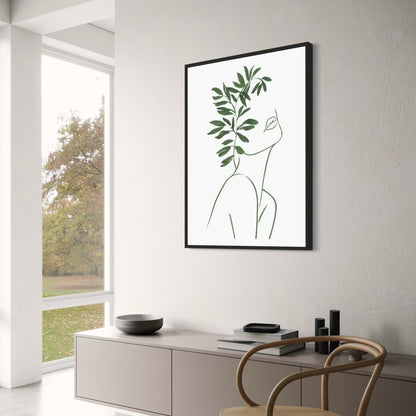 Modern Botanical | Leafy Geometric Design