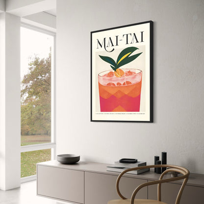Vintage Mai-Tai Art | Mid-Century Modern