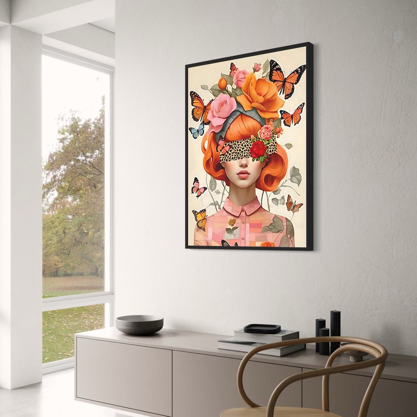 Spring's Embrace | Floral Female Art | Mind Blossoms