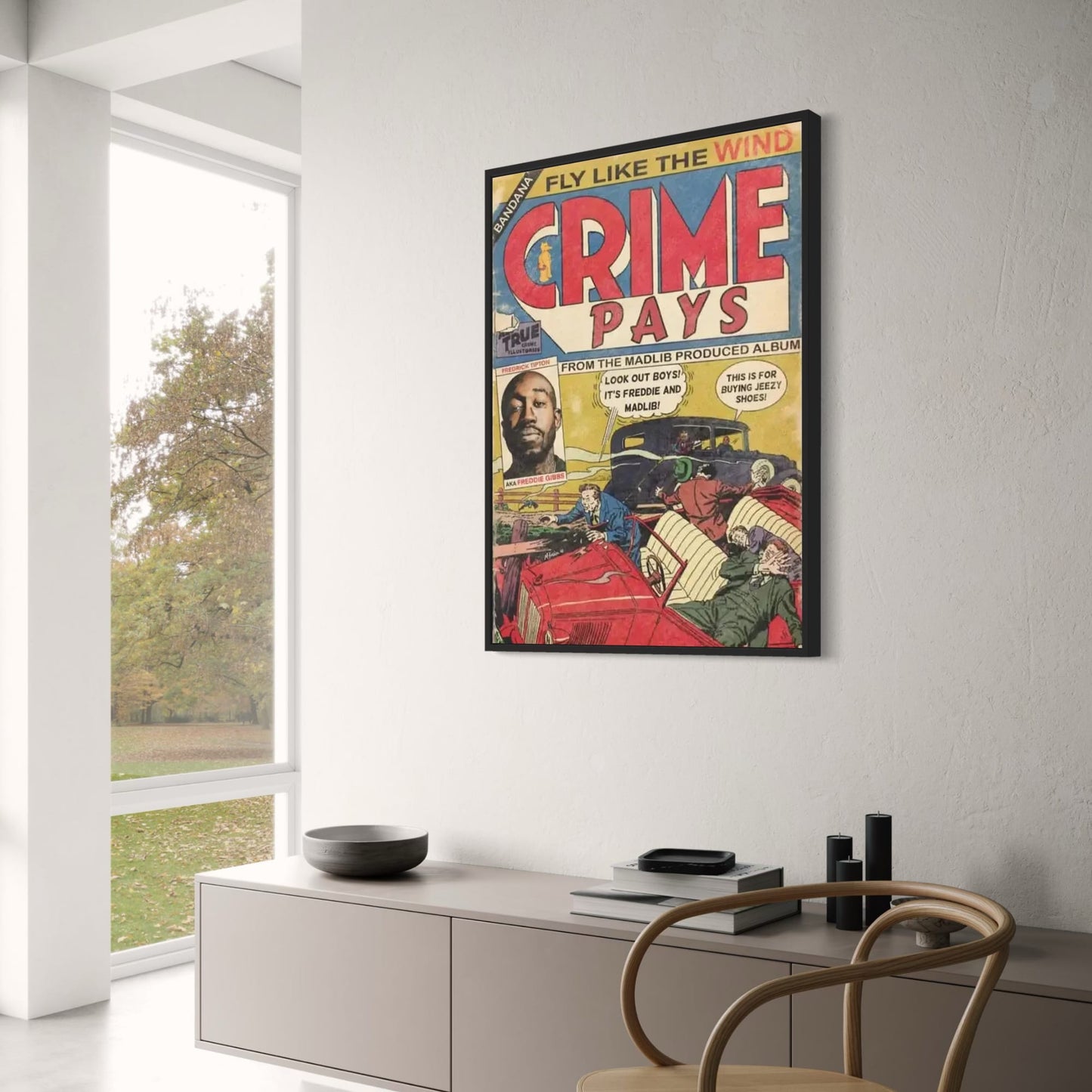Freddie Gibbs & Madlib | Crime Pays Comic