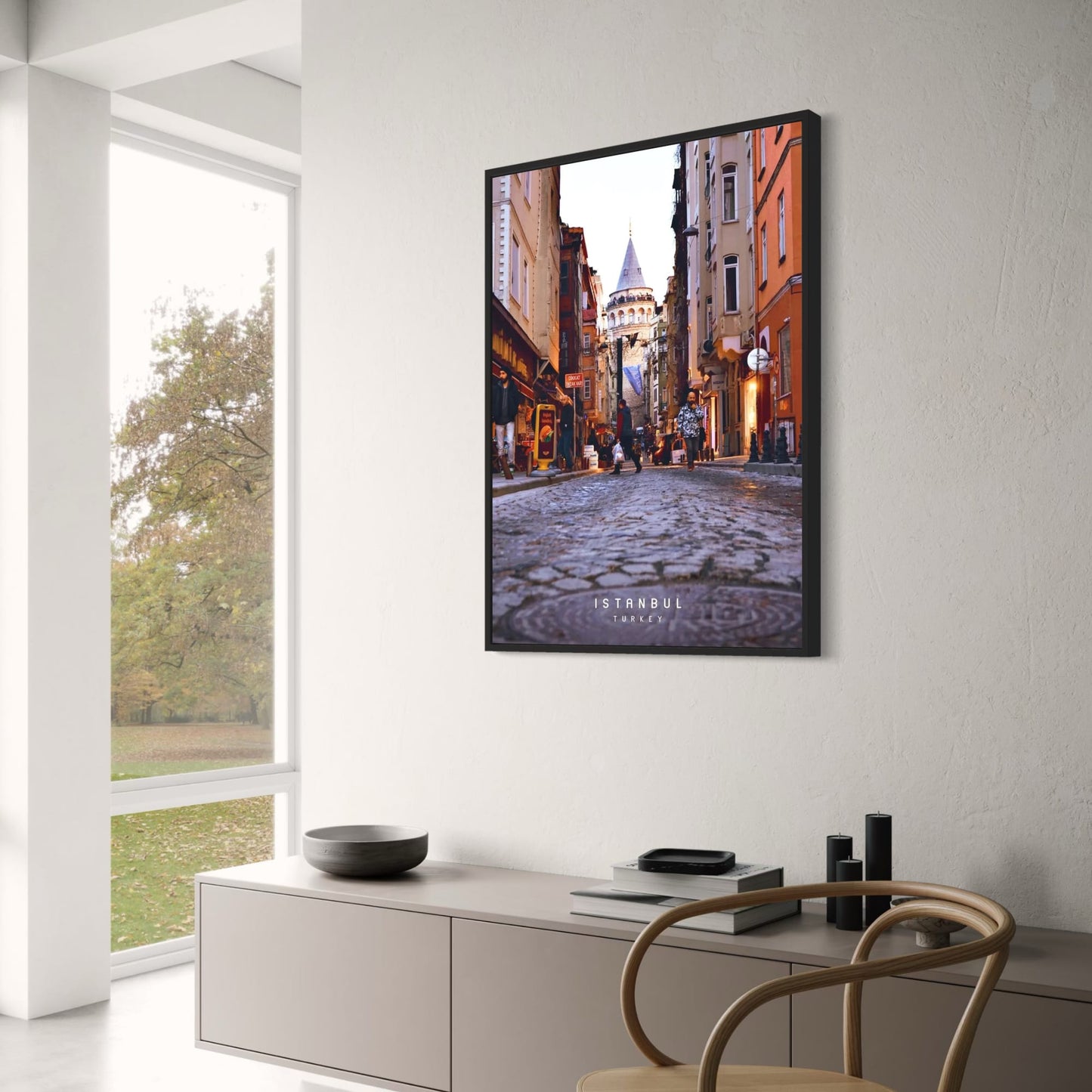 Galata Tower | Istanbul Street View | Vibrant Urban Scene