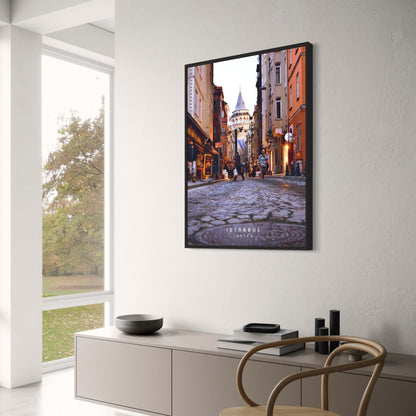 Galata Tower | Istanbul Street View | Vibrant Urban Scene