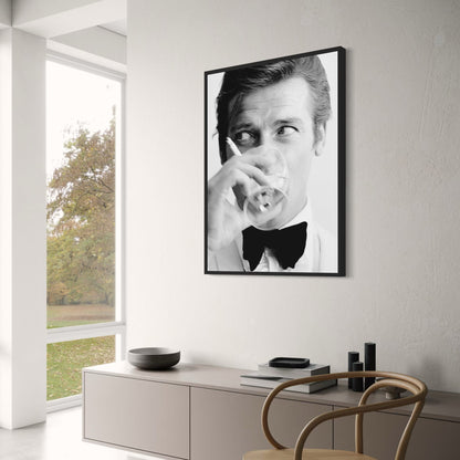 Roger Moore | Classic B&W | James Bond Era