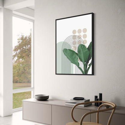 Geometric Floral | Modern Botanical Harmony