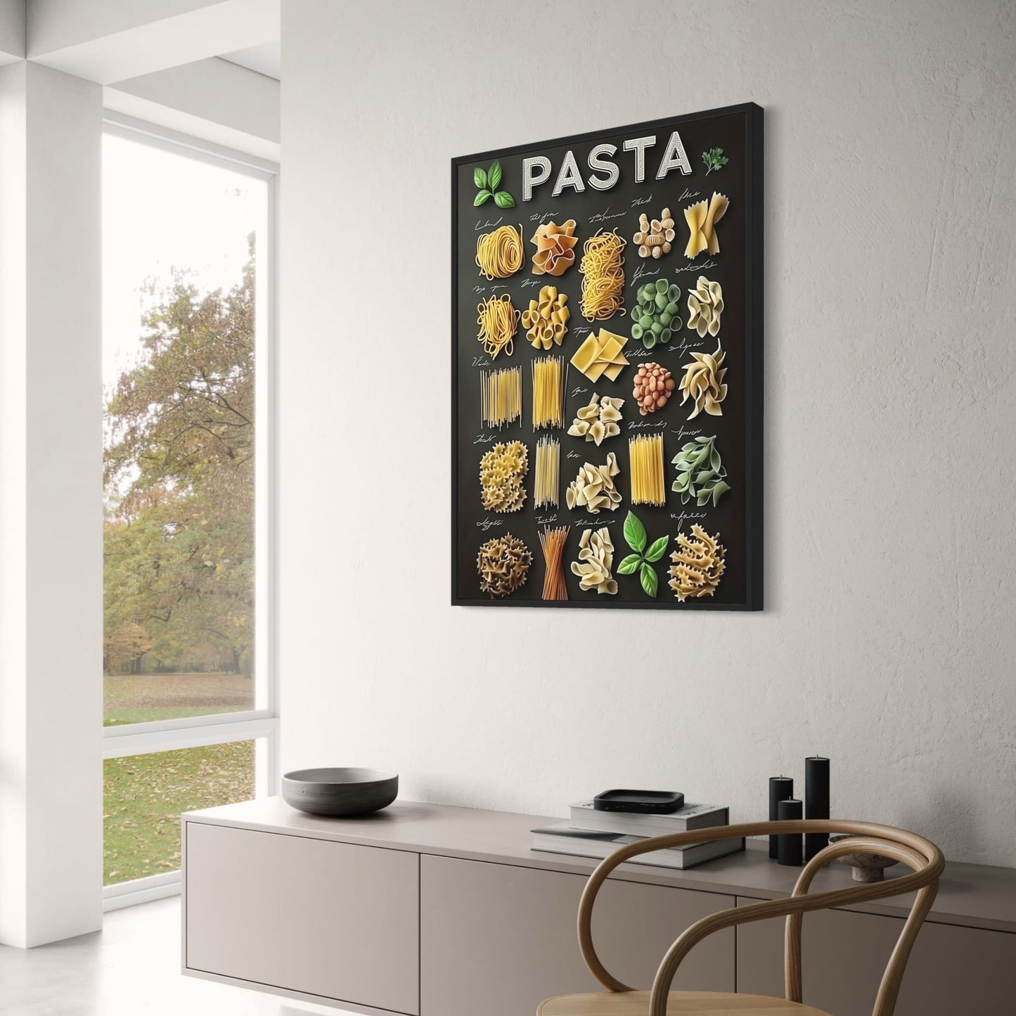 Vintage Kitchen | Pasta Art