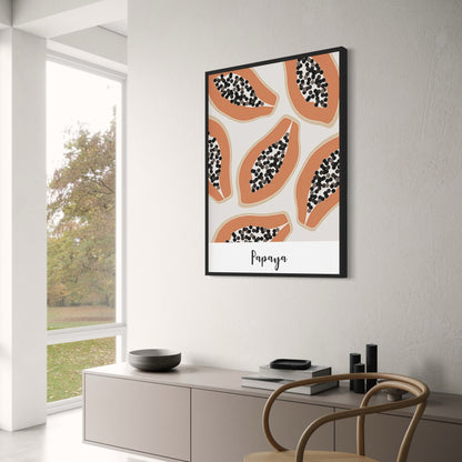 Bauhaus Papaya | Modern Art Print