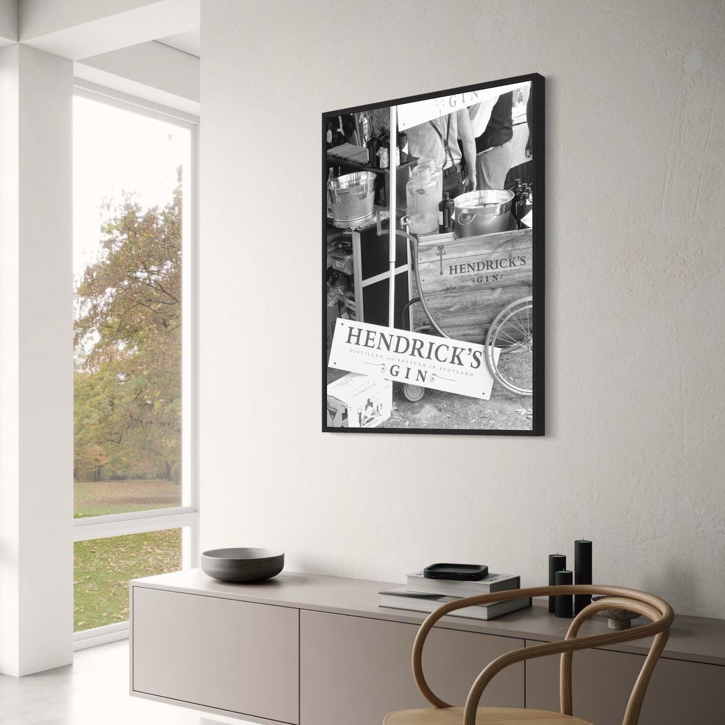 Hendricks Gin | Vintage Style | Bar Decor