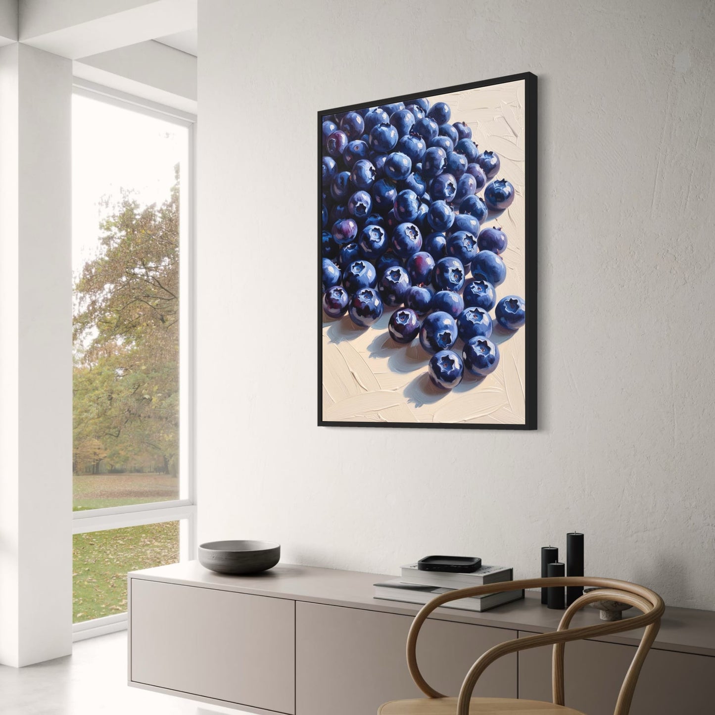 Blueberry Culinary Art | Kitchen Decor
