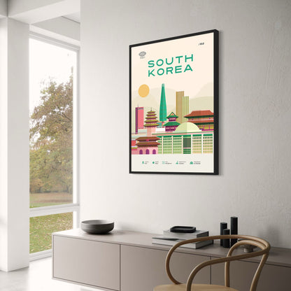 Seoul Skyline | Colorful Cityscape