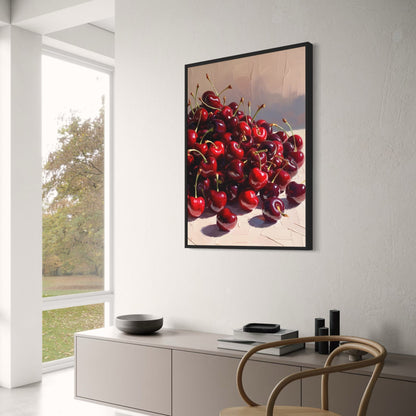 Vibrant Cherries | Bright Red Berries Art