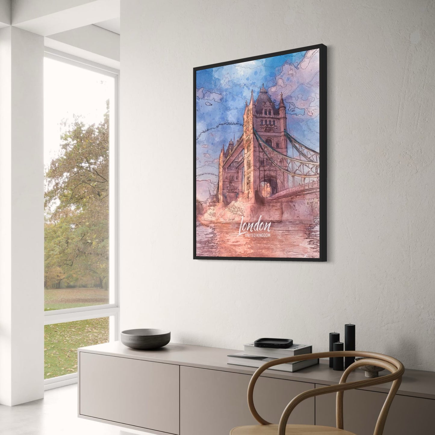 Tower Bridge | London | United Kingdom | Victorian Era Engineering | British Architectural Icons | Historical Bridges Posters