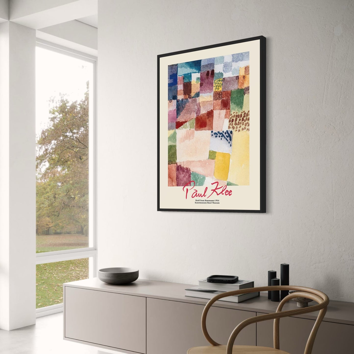 Paul Klee | Motif From Hammamet Poster | Abstract Art | Modern Home Decor | Vibrant Colors | Wall Art
