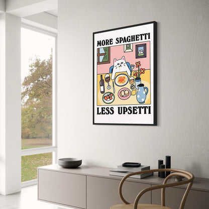 Vintage Cat | More Spaghetti Less Upsetti