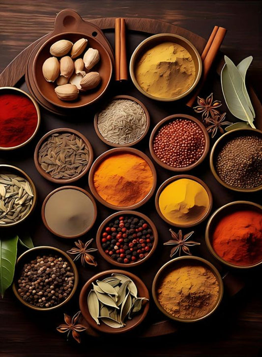 Warm Kitchen Vibes | Spice Themed Poster | Culinary Decor | Art for Kitchen Walls