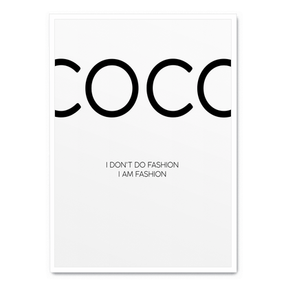 COCO | Artistic Wall Poster | Home Decor | Stylish Visual Artwork for Living Room | Modern Design | Inspirational Decor