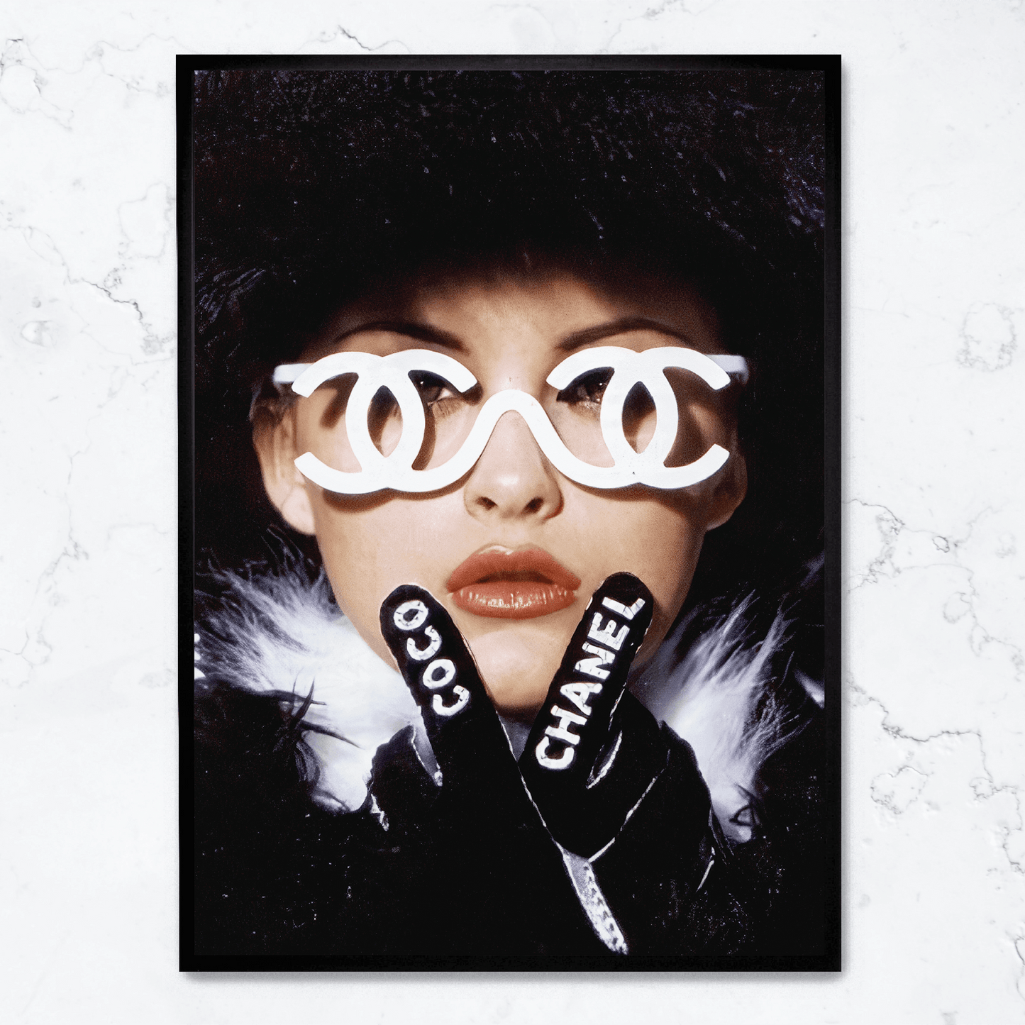 Chic Fashion Decor | Coco Chanel Girl Poster | Elegant Wall Art | Modern Aesthetic | Home & Garden Decor | Stylish Inspiration
