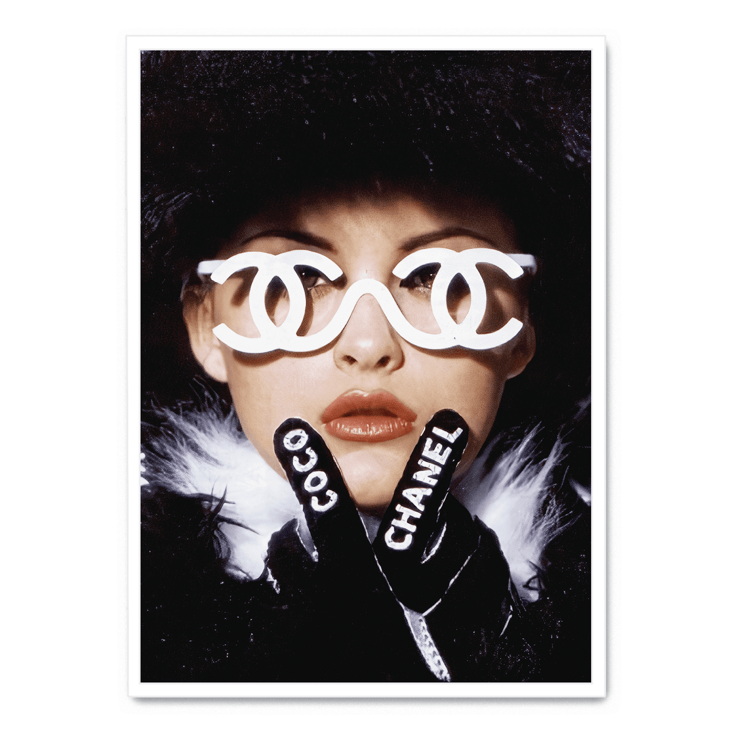 Chic Fashion Decor | Coco Chanel Girl Poster | Elegant Wall Art | Modern Aesthetic | Home & Garden Decor | Stylish Inspiration