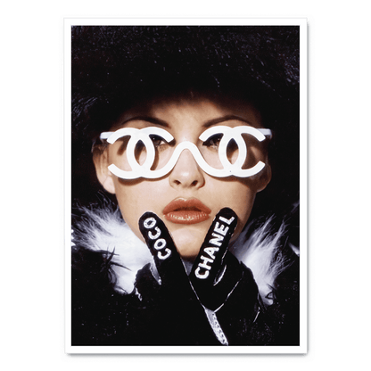 Chic Fashion Decor | Coco Chanel Girl Poster | Elegant Wall Art | Modern Aesthetic | Home & Garden Decor | Stylish Inspiration