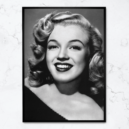 Marilyn Monroe Poster | Iconic Smile | Classic Hollywood Art | Wall Decor | Vintage Glamour | Living Room Decor | Bedroom Decoration | Artistic Gift Idea