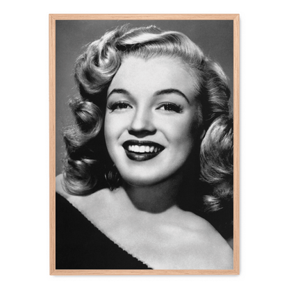 Marilyn Monroe Poster | Iconic Smile | Classic Hollywood Art | Wall Decor | Vintage Glamour | Living Room Decor | Bedroom Decoration | Artistic Gift Idea