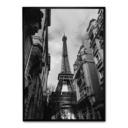 Eiffel Tower Poster | Paris Landmark Art Print | Wall Decor for Home & Garden | Iconic French Architecture