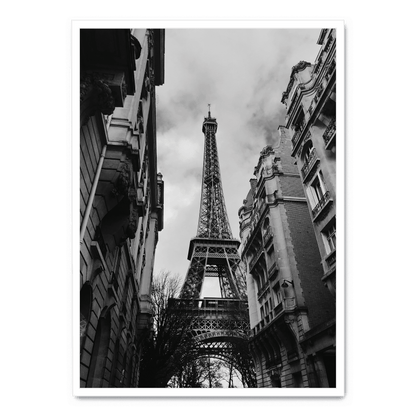 Eiffel Tower Poster | Paris Landmark Art Print | Wall Decor for Home & Garden | Iconic French Architecture