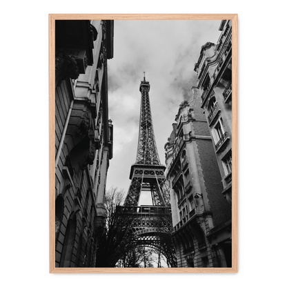 Eiffel Tower Poster | Paris Landmark Art Print | Wall Decor for Home & Garden | Iconic French Architecture