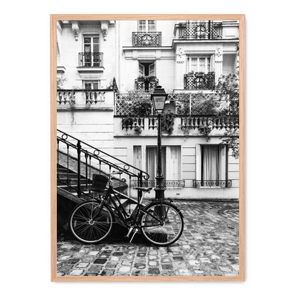 Paris Street Scene Poster | Vintage Art Print | Cityscape Wall Decor | Parisian Aesthetic Decor | Urban Landscape Illustration | Home & Office Art | Elegant City View Poster
