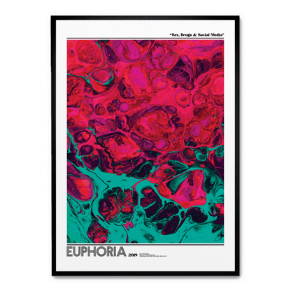 Euphoria TV Series Poster | Iconic Visual Artwork | 2019 Edition | Home & Garden Decor