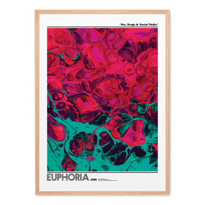 Euphoria TV Series Poster | Iconic Visual Artwork | 2019 Edition | Home & Garden Decor