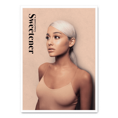Ariana Grande | Sweetener Album Art | Music Poster | Premium Quality Print | Wall Art Decor | Home & Garden Decor | Modern Stylish Artwork |  Hype Merch | Ideal Gift for Ariana Grande Fans