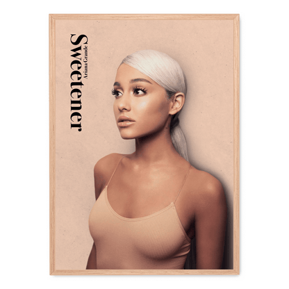 Ariana Grande | Sweetener Album Art | Music Poster | Premium Quality Print | Wall Art Decor | Home & Garden Decor | Modern Stylish Artwork |  Hype Merch | Ideal Gift for Ariana Grande Fans