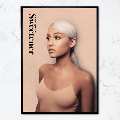 Ariana Grande | Sweetener Album Art | Music Poster | Premium Quality Print | Wall Art Decor | Home & Garden Decor | Modern Stylish Artwork |  Hype Merch | Ideal Gift for Ariana Grande Fans