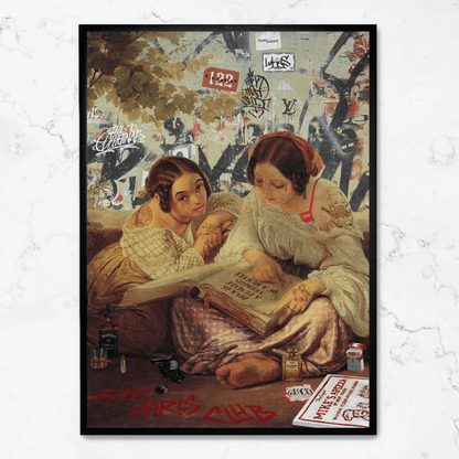 Bad Girls Club | Artistic Wall Poster | Home Decor | Contemporary Artwork | Eye-Catching Design | Vibrant Colors