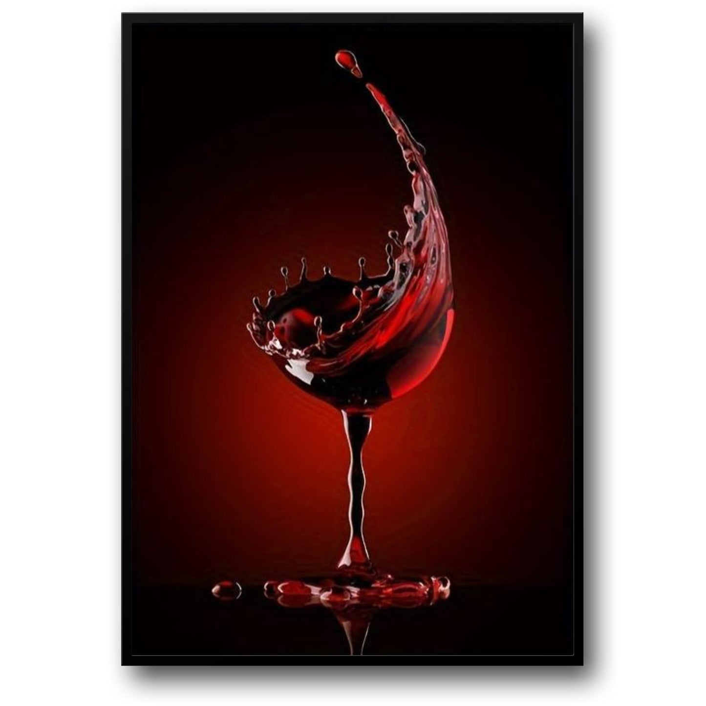 Modern Abstract | Red Wine Splash
