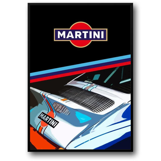 Porsche 917 Martini | Vintage Racing Poster | Speed and Style with Porsche 917 Martini | Iconic Racing Posters