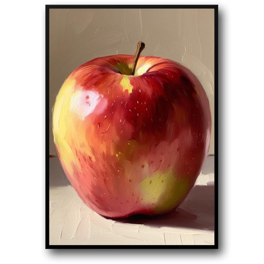 Fruit Art Poster | Apple Illustration | Home Wall Decor | Fruits Gallery | Artwork for Kitchen or Dining Room Decor | Botanical Poster