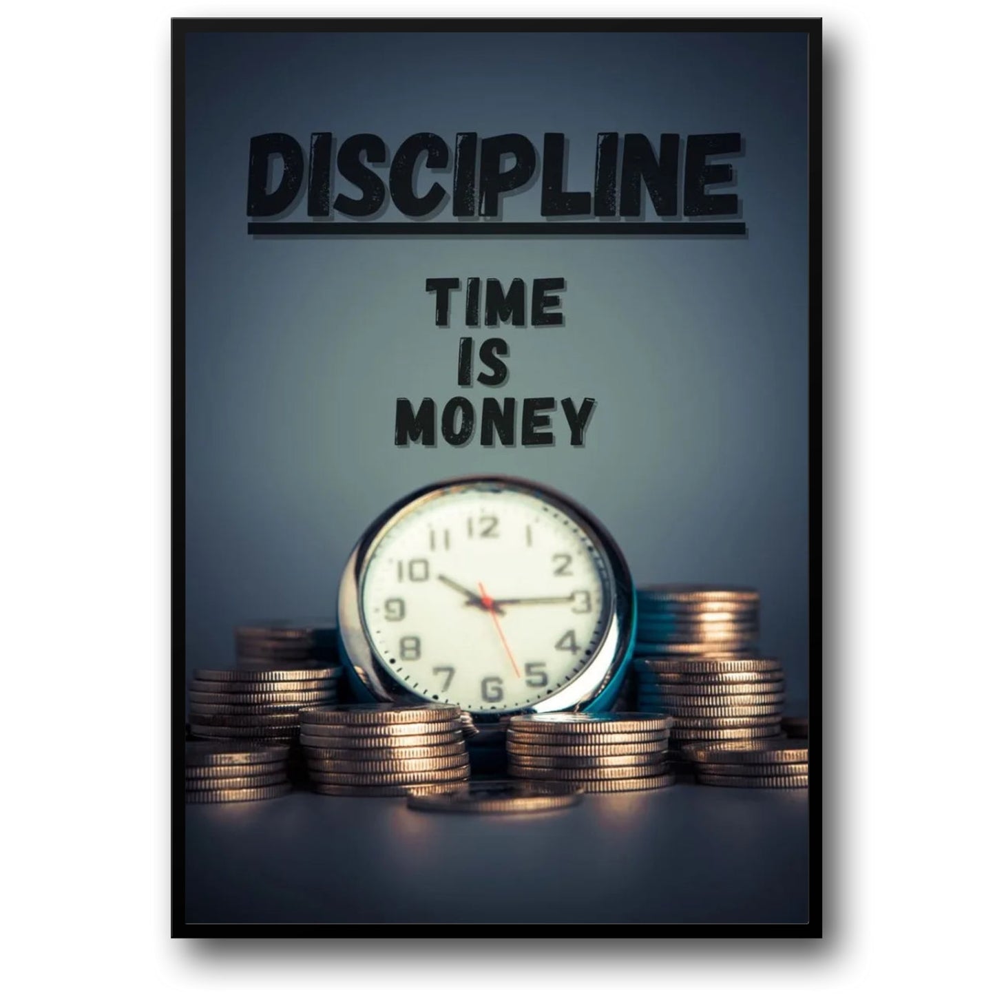 Time is Money | Motivational Clock Art