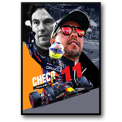 Sergio Perez 11 | Formula 1 Helmet Art