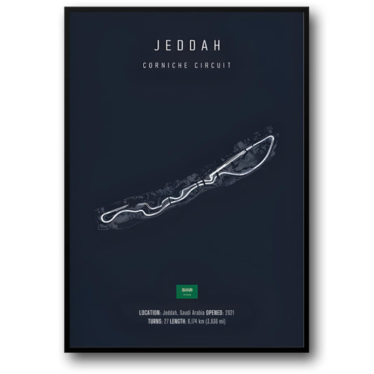 Jeddah Street Circuit | F1 Track Layout