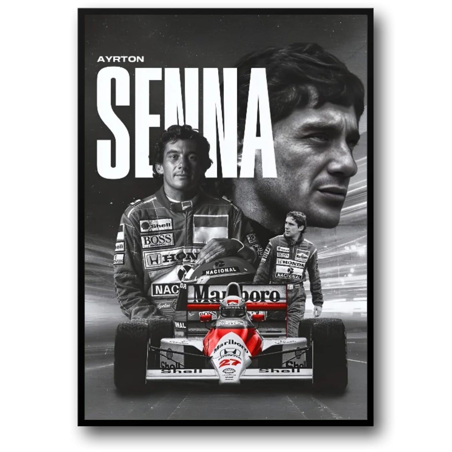 Ayrton Senna | F1 Racing Decor