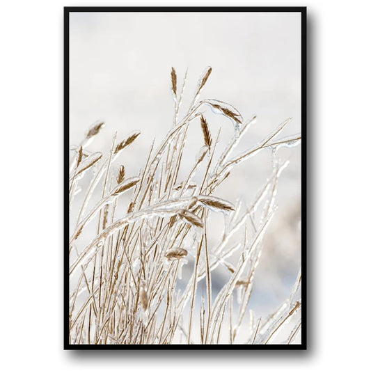 Natures Simplicity Poster | Minimalist Wall Art | Botanical Design | Elegant Home Decor | Garden Inspired Print | Artwork for Living Room | Visual Art Display