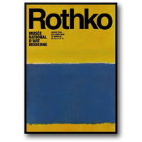 BLUE ON YELLOW