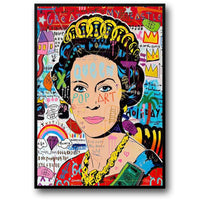 QUEEN OF ENGLAND GRAFFITI